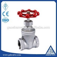 stainless steel inside screw no-rising stem gate valve